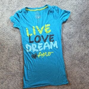 Aeropostale Blue Graphic Tee - Live Love Dream
